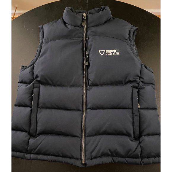 North End Goose Down Puffer Vest Women XL‎ Navy Full Zip Warm Outdoor Branded - Picture 8 of 16